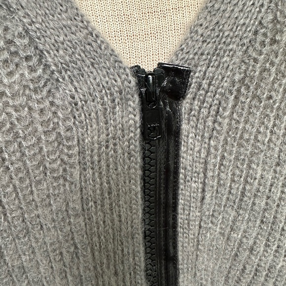 Sandro paris gray cardigan size large - Picture 5 of 9